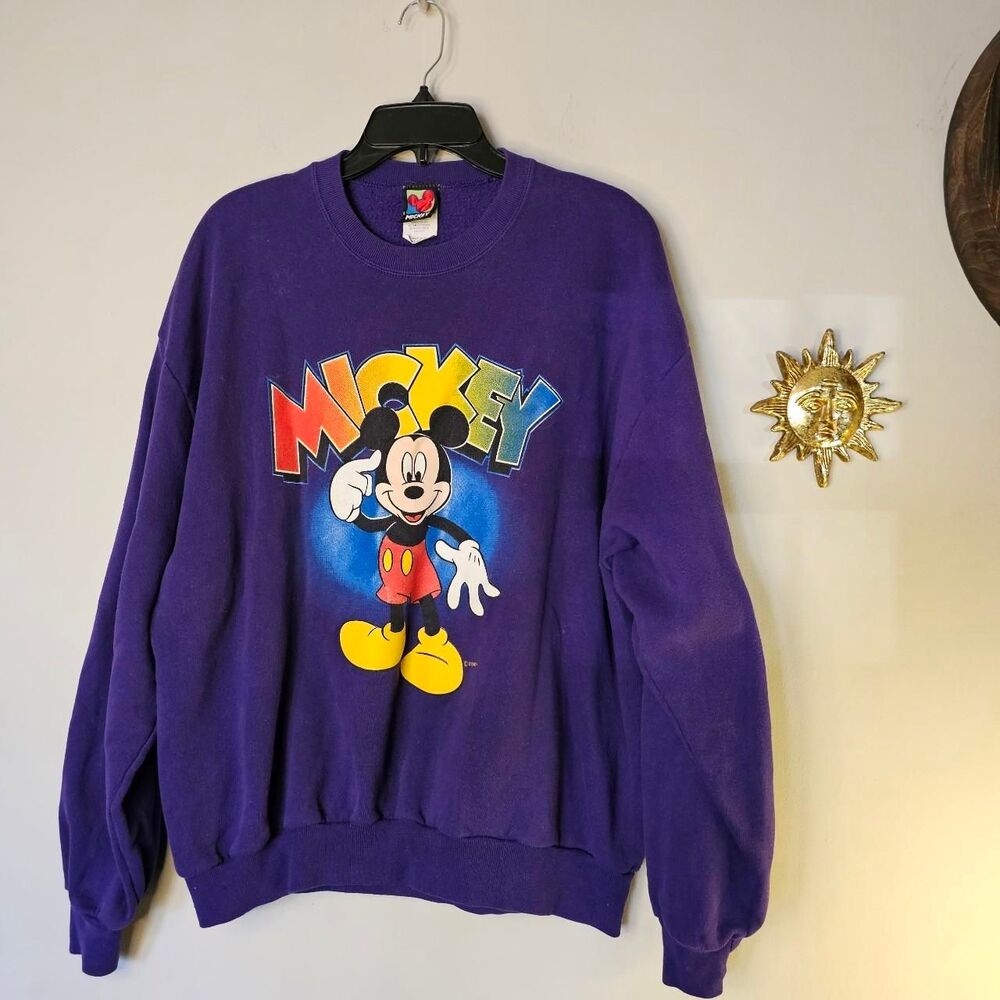 Disney Women's Purple Sweatshirt